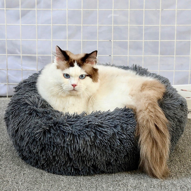 soft Calming Cat Bed