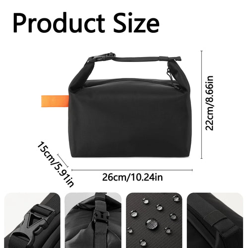 Insulated Lunch Bag with Foil Lining — Portable Cooler Bag for Work, School & Picnics